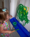 Painting at Sunnyside Preschool